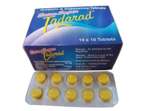 印度超級雙效必利勁|EXTRA SUPER TADARAD|香港藥店正品|溫和助勃 超強延時雙效|10粒/板