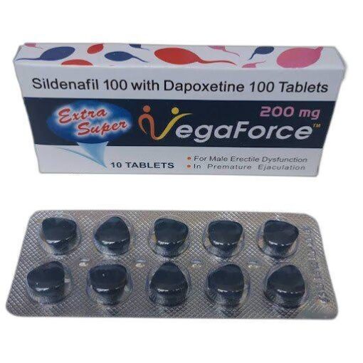 VegaForce 藍蝌蚪雙效片威而鋼雙效片 超強雙效偉哥增硬持久  200mg 10顆/盒 香港現貨正品
